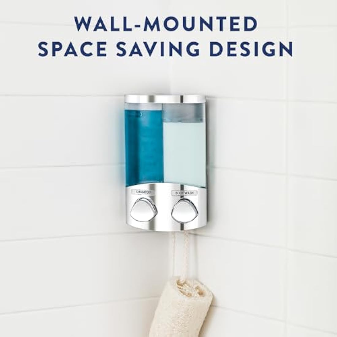 Wall Mounted Soap Dispenser | Triple 450ml Chrome Refillable