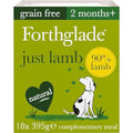 Forthglade Grain Free Lamb Wet Dog Food – 90% Meat (18 x 395g Trays)