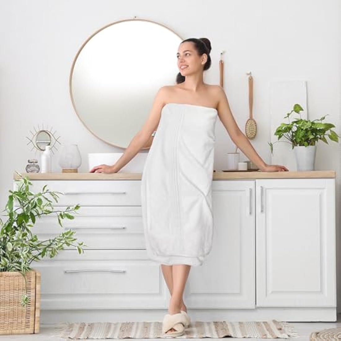 Jumbo Bath Sheet 2 Pack – 100% Cotton White (90 x 180 cm)