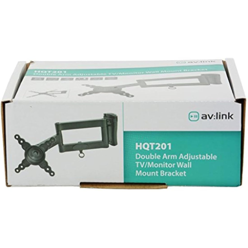 Avlink HQT201 Dual Monitor Mount – Double Arm Stand for 13-40" Screens