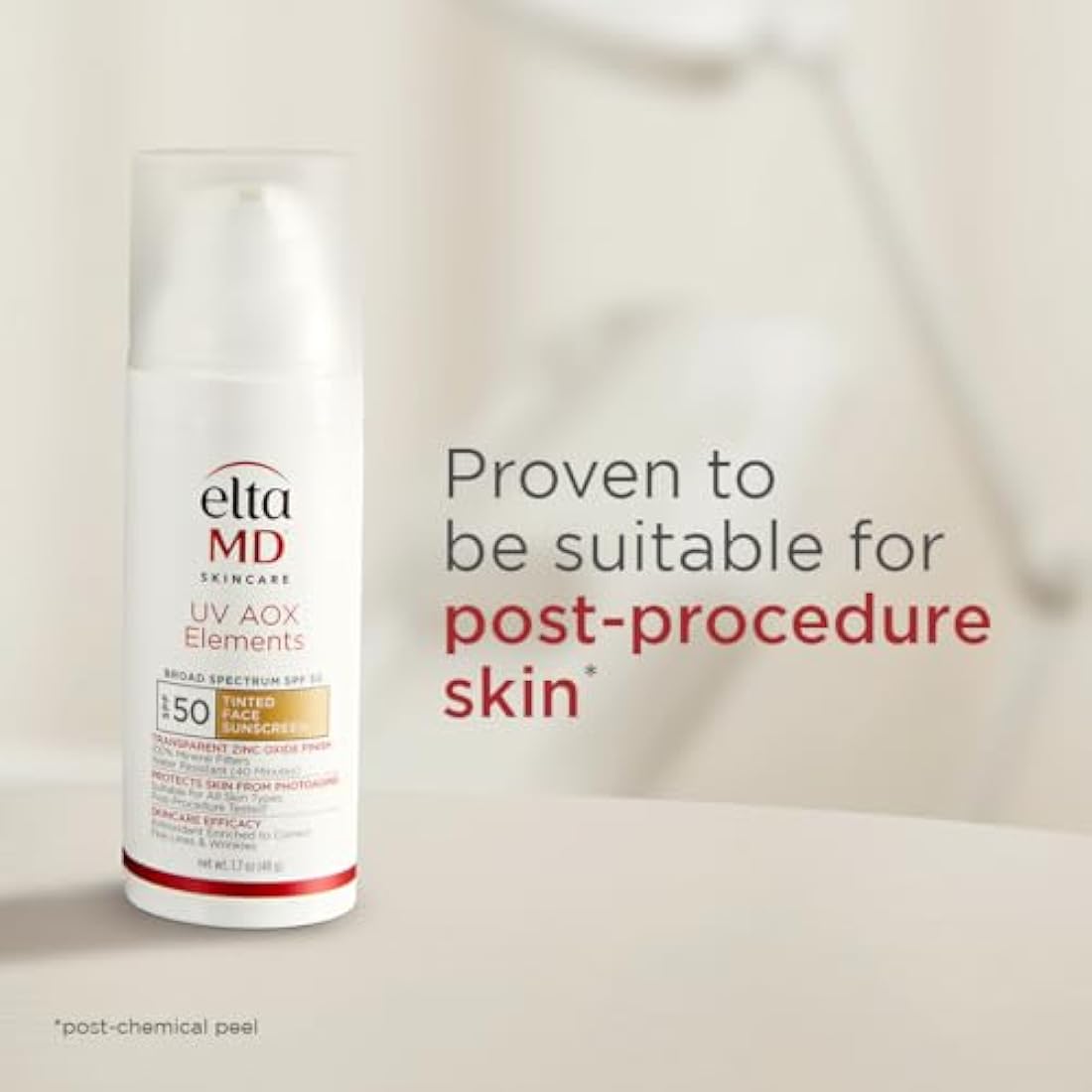 EltaMD UV Elements Tinted Physical Sunscreen SPF 44 with Hyaluronic Acid