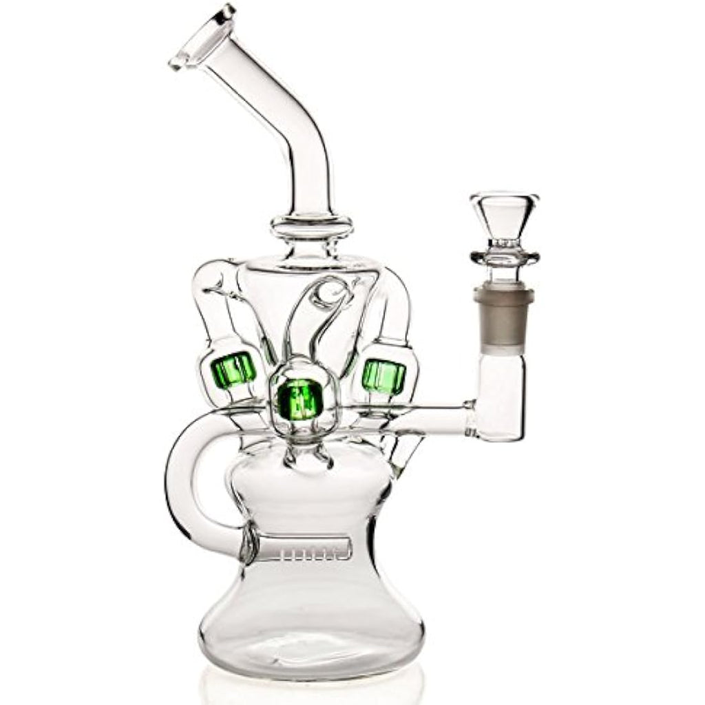 Jolof Store 24cm Acrylic Glass Bong | Straight Pipe Percolator Bubbler