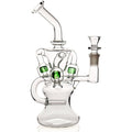 Jolof Store 24cm Acrylic Glass Bong | Straight Pipe Percolator Bubbler