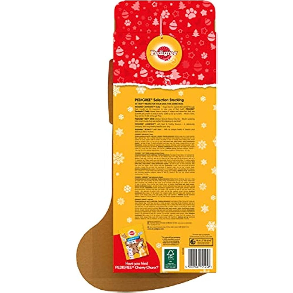 Pedigree Christmas Dog Treats Stocking Pack – 2 Pack Holiday Gift Set