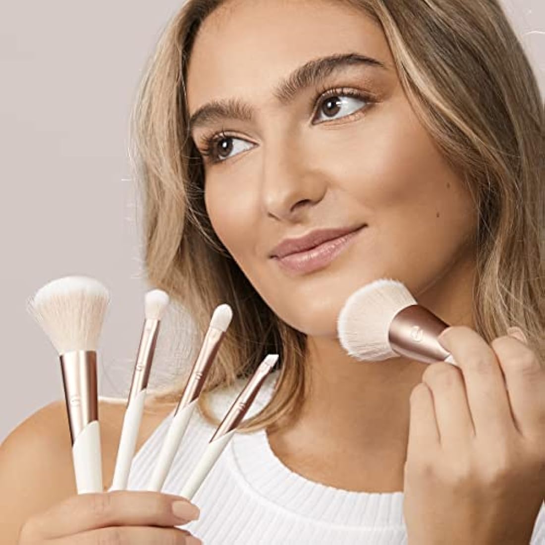 EcoTools Luxe Natural Elegance 5-Piece Professional Makeup Brush Set