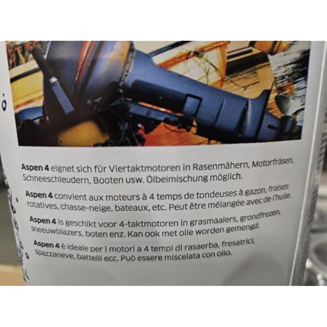 Husqvarna Aspen 4T Alkylated Petrol - 5L Fuel for Garden Machinery