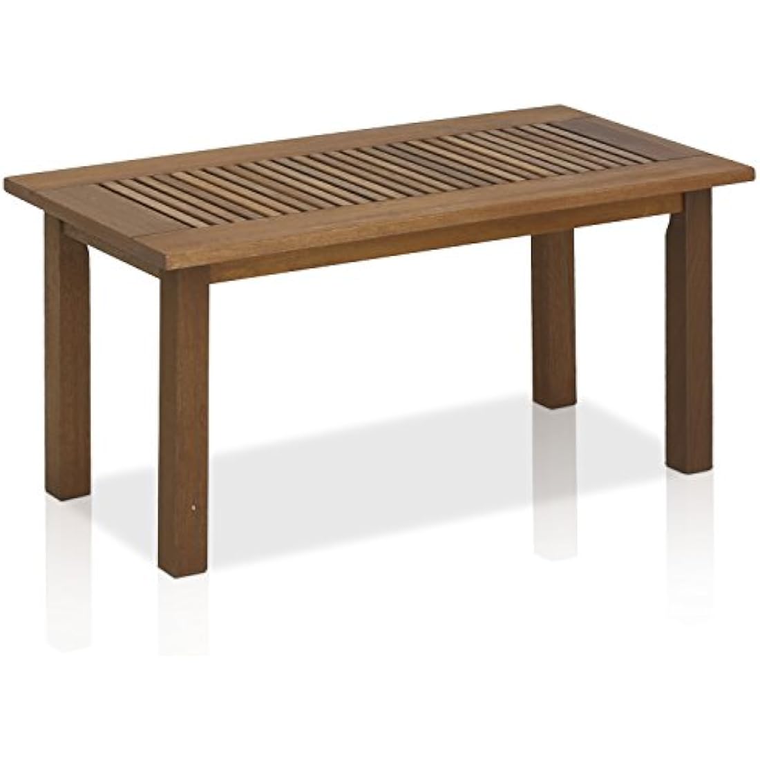 Furinno Tioman Hardwood Outdoor Coffee Table - Meranti Wood, Teak Oil