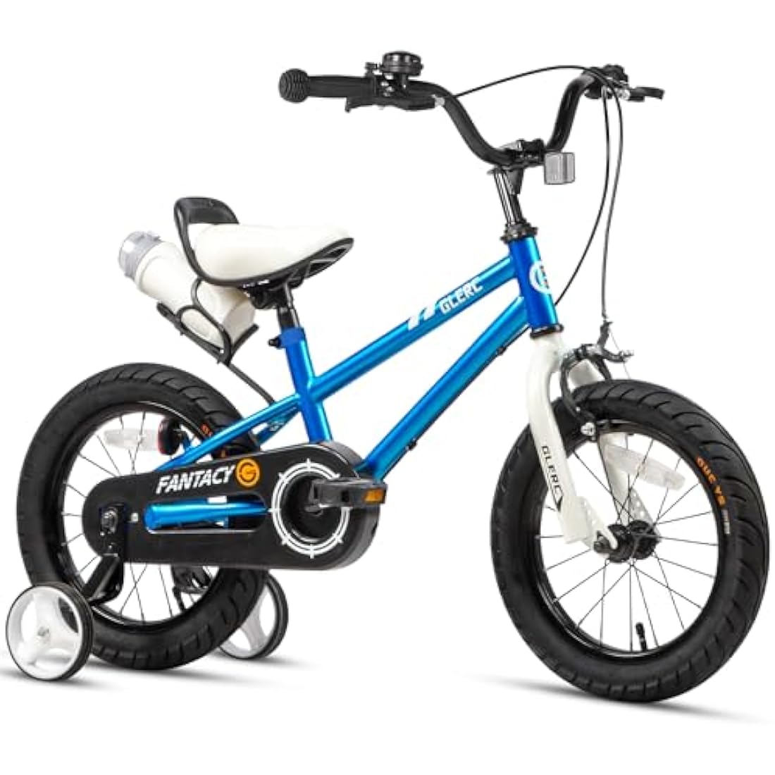Glerc Fantasy 16 Inch Kids Bike with Stabilisers and Bottle Holder