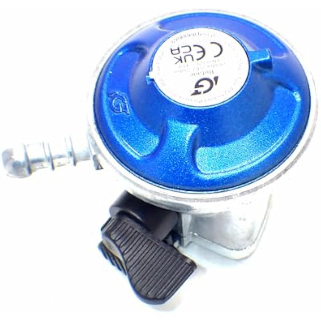 IGT 21mm Butane Gas Regulator for Caravans, BBQ & Camping | 28mbar