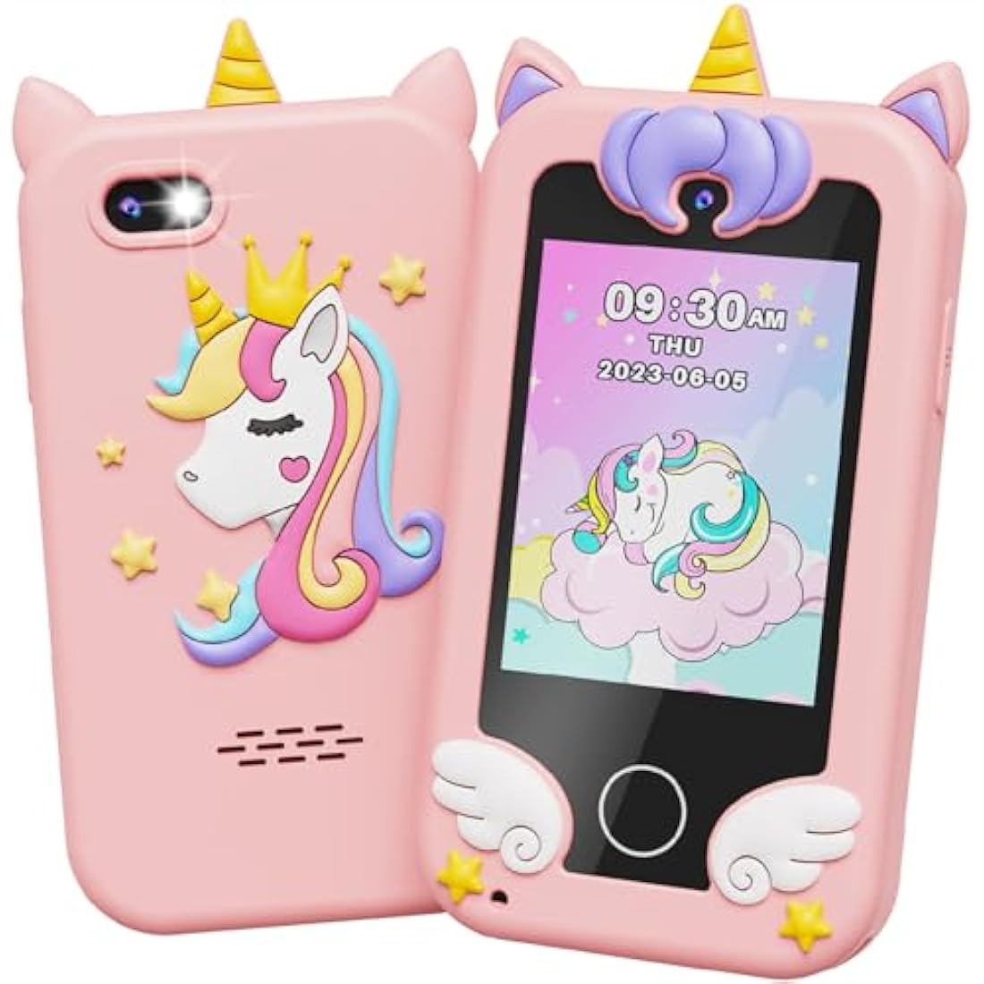 UCIDCI Kids Smart Phone Toy | Dual Camera & MP3 Player for Ages 3-7