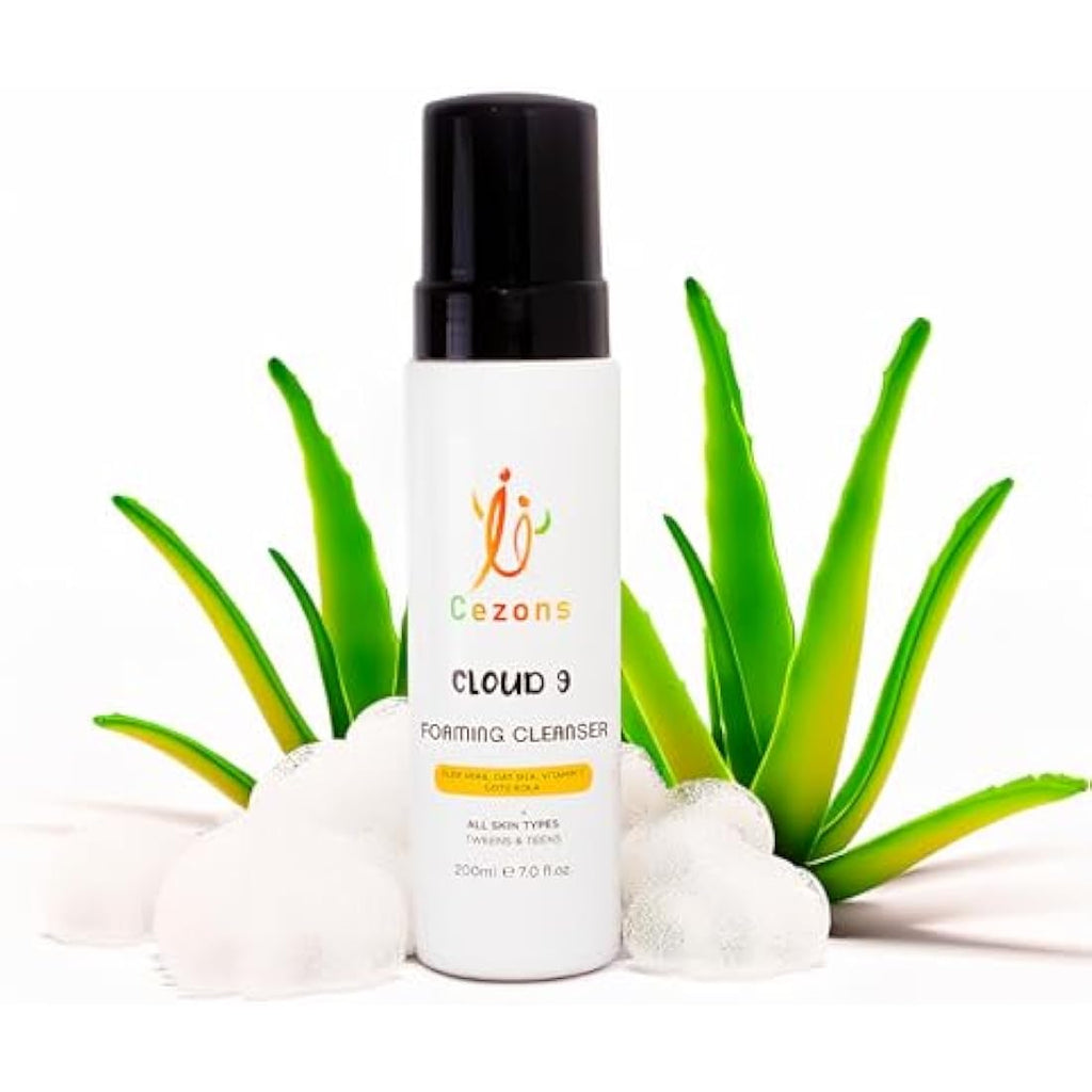 Cezons Cloud 9 Foaming Cleanser | Gentle Oat Face Wash for Kids & Teens