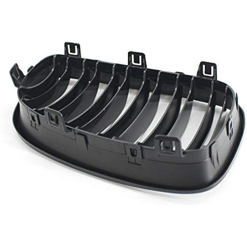Gloss Black Dual Slat Front Kidney Grille for BMW 1 Series