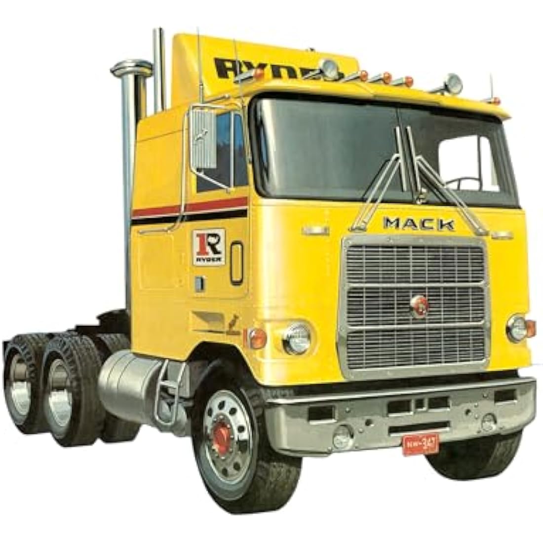 AMT Mack Cruise-Liner Semi Tractor 1:25 Scale Model Truck Kit