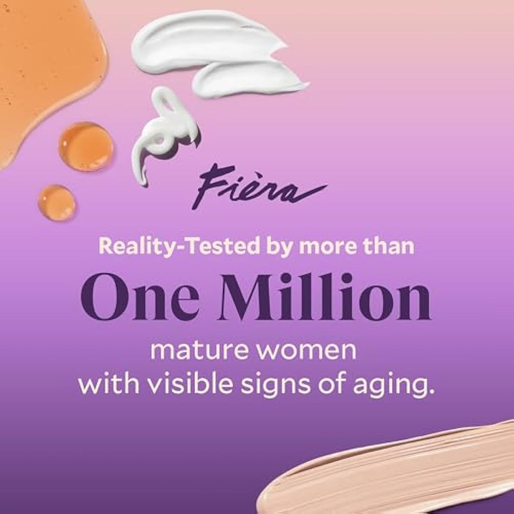 Fièra Bakuchiol Firming Eye Cream for Mature Skin – Anti-Aging, 15ml