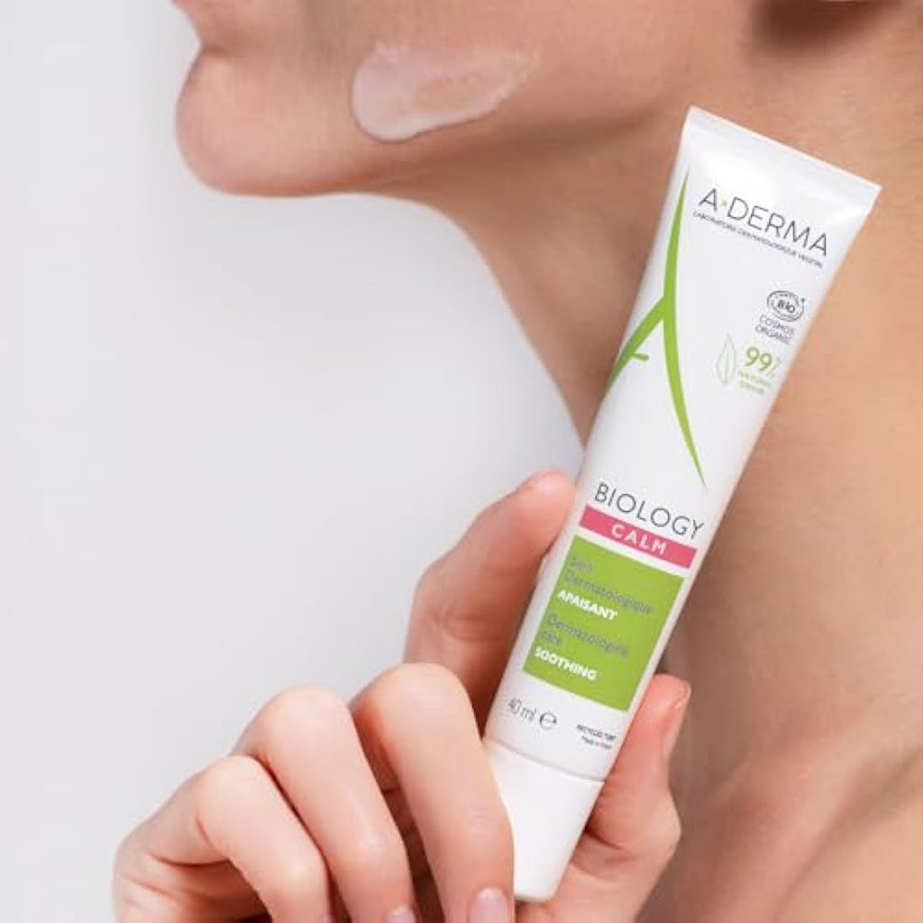 A-DERMA Biology Calm Soothing Organic Facial Moisturizer – 40ml