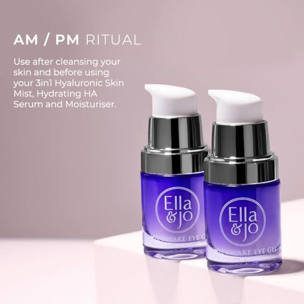 Ella & Jo Wide Awake Eye Gel | Anti-Aging Peptide & Caffeine Serum - 20ml