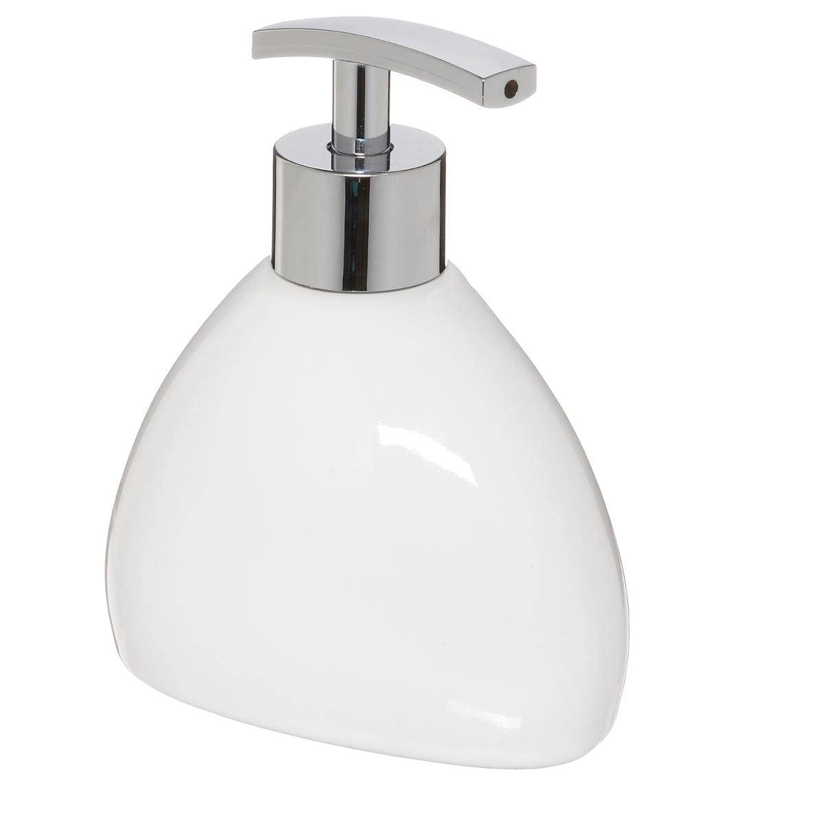 Silk White Soap Dispenser – Modern Minimalist Bathroom Decor