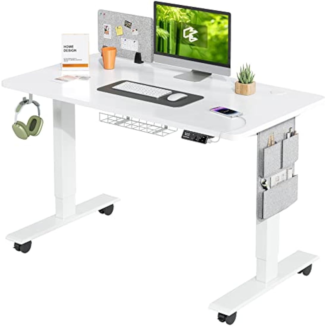 MAIDeSITe Electric Standing Desk – 120x60cm Height Adjustable Desk