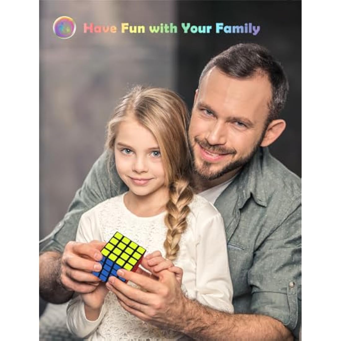 Roxenda 4x4 Speed Cube – Smooth Professional Puzzle Toy for All Ages
