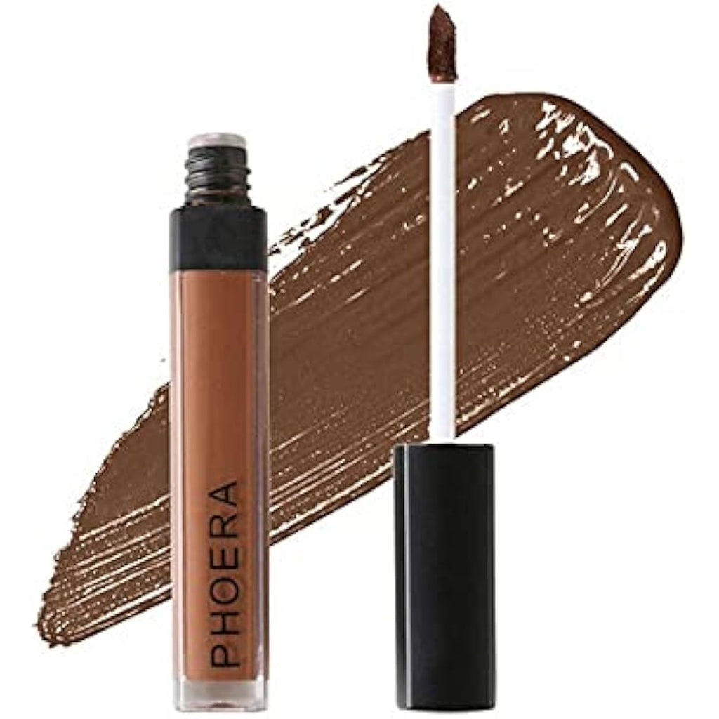 Phoera Full Coverage Matte Liquid Concealer – Waterproof (110 Dark Coffee)