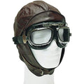 Mil-Tec Black Leather Flight Gloves | Padded Tactical Motorcycle Gear