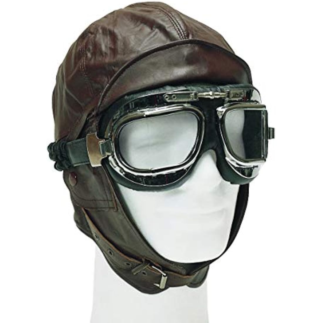 Mil-Tec Black Leather Flight Gloves | Padded Tactical Motorcycle Gear