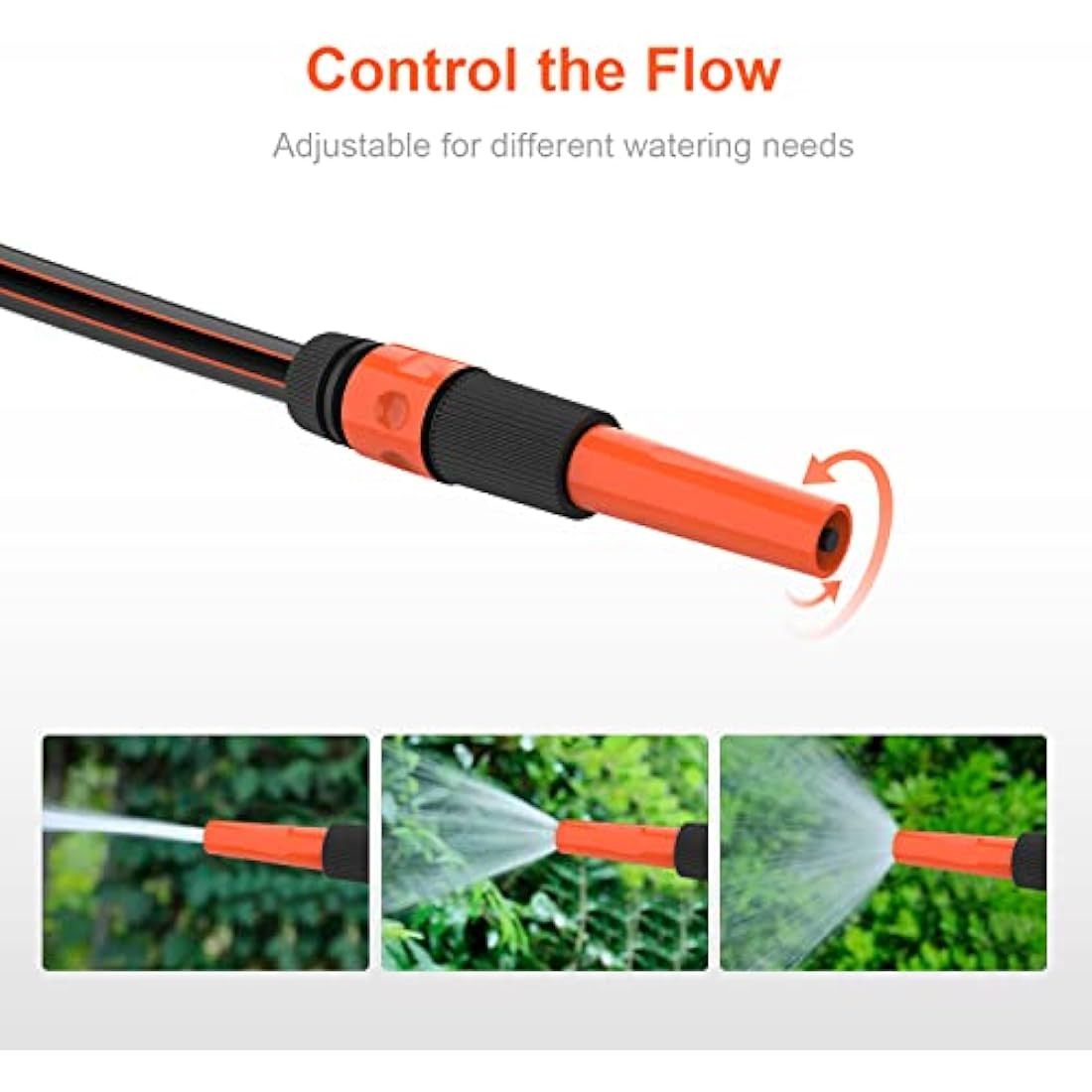 GRIFEMA 35M Retractable Garden Hose Reel | Wall Mounted Auto Rewind
