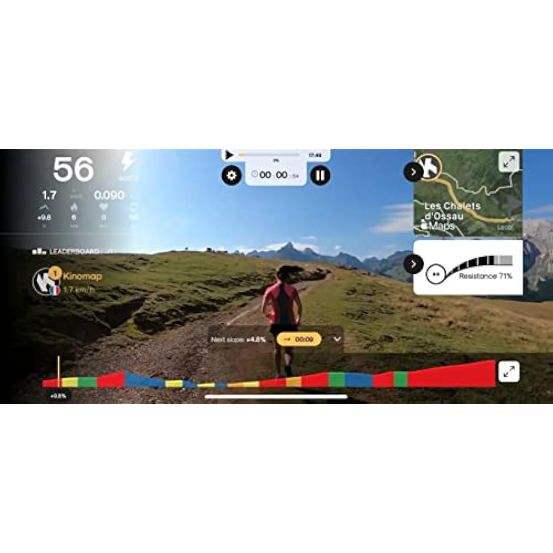 Nero Sports Foldable Electric Treadmill with Bluetooth & Kinomap