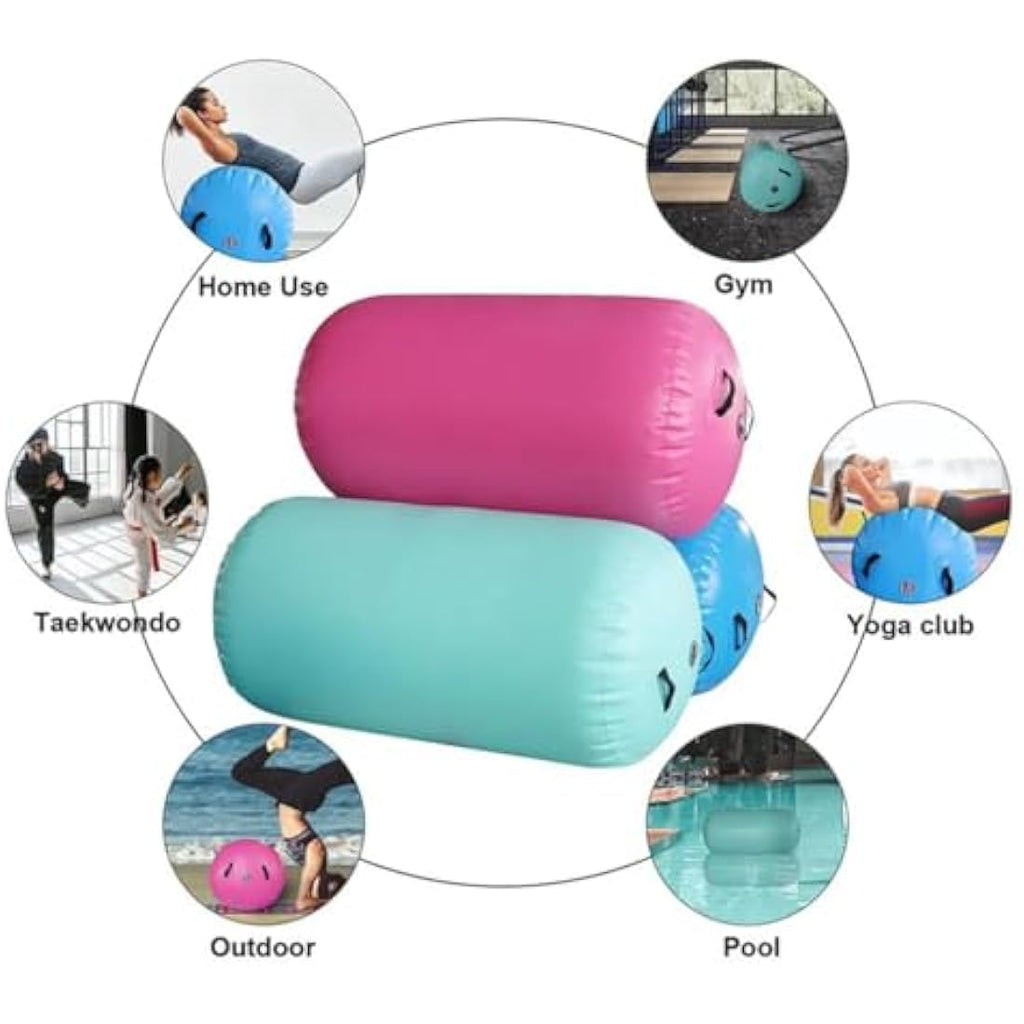 Inflatable Air Roller Gymnastics Barrel Backflip Trainer