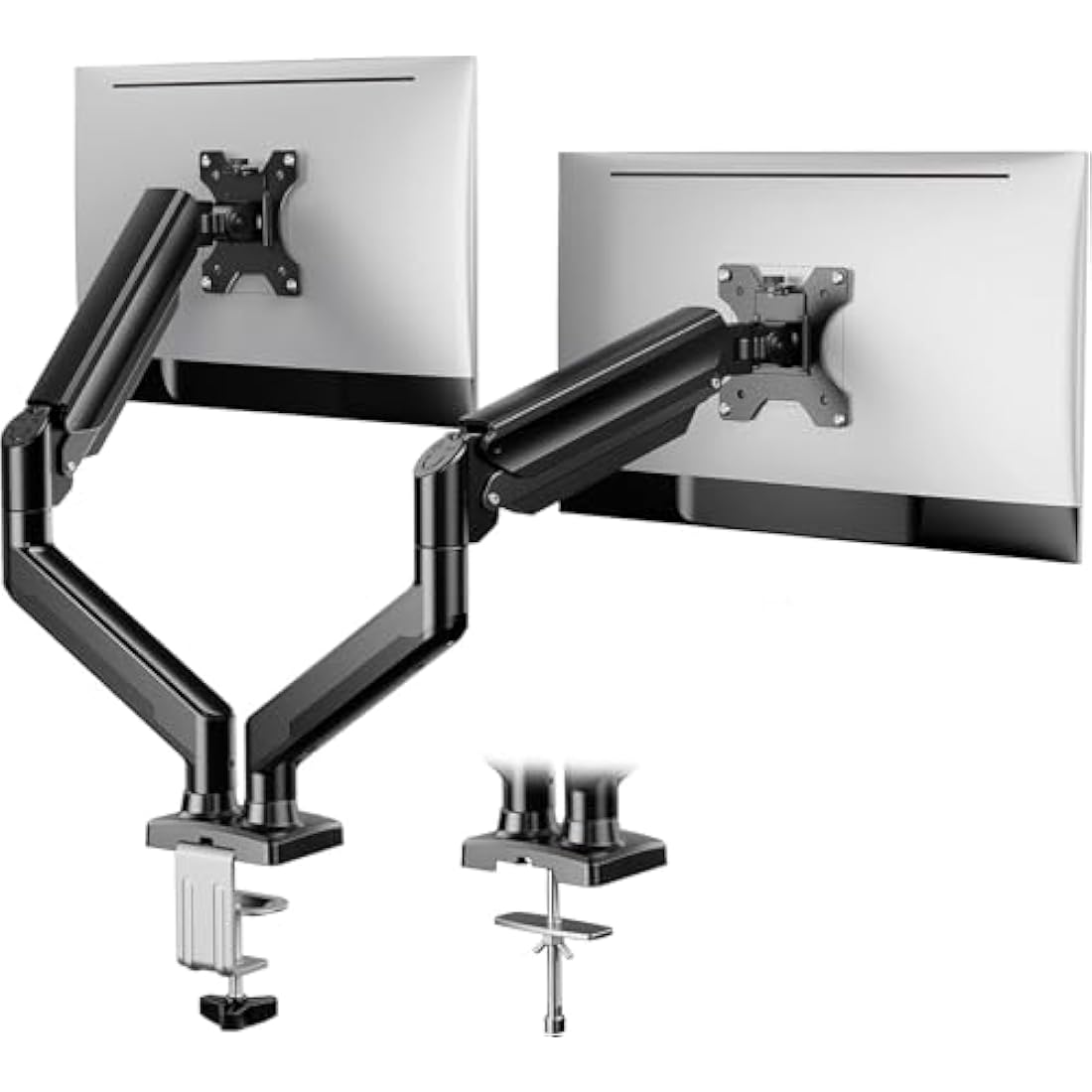 ErGear Dual Monitor Arm Desk Mount | 17–32 Inch Screens | VESA 75/100mm