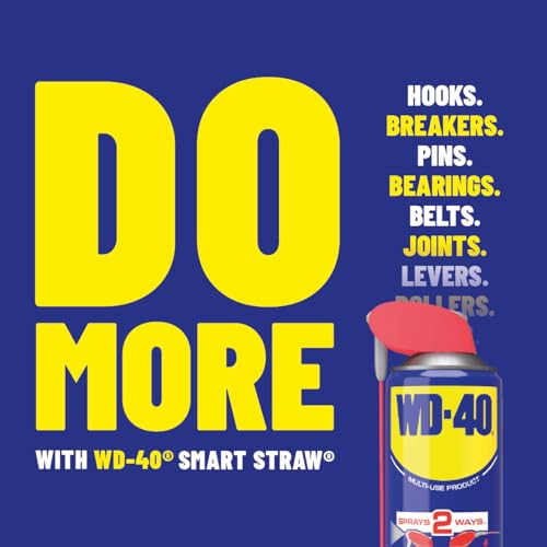 WD-40 Multi-Use Lubricant Spray 450ml – Smart Straw Rust Protection