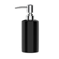 Nuscen Black Ceramic Soap Dispenser – 250ml Square Hand Wash Pump