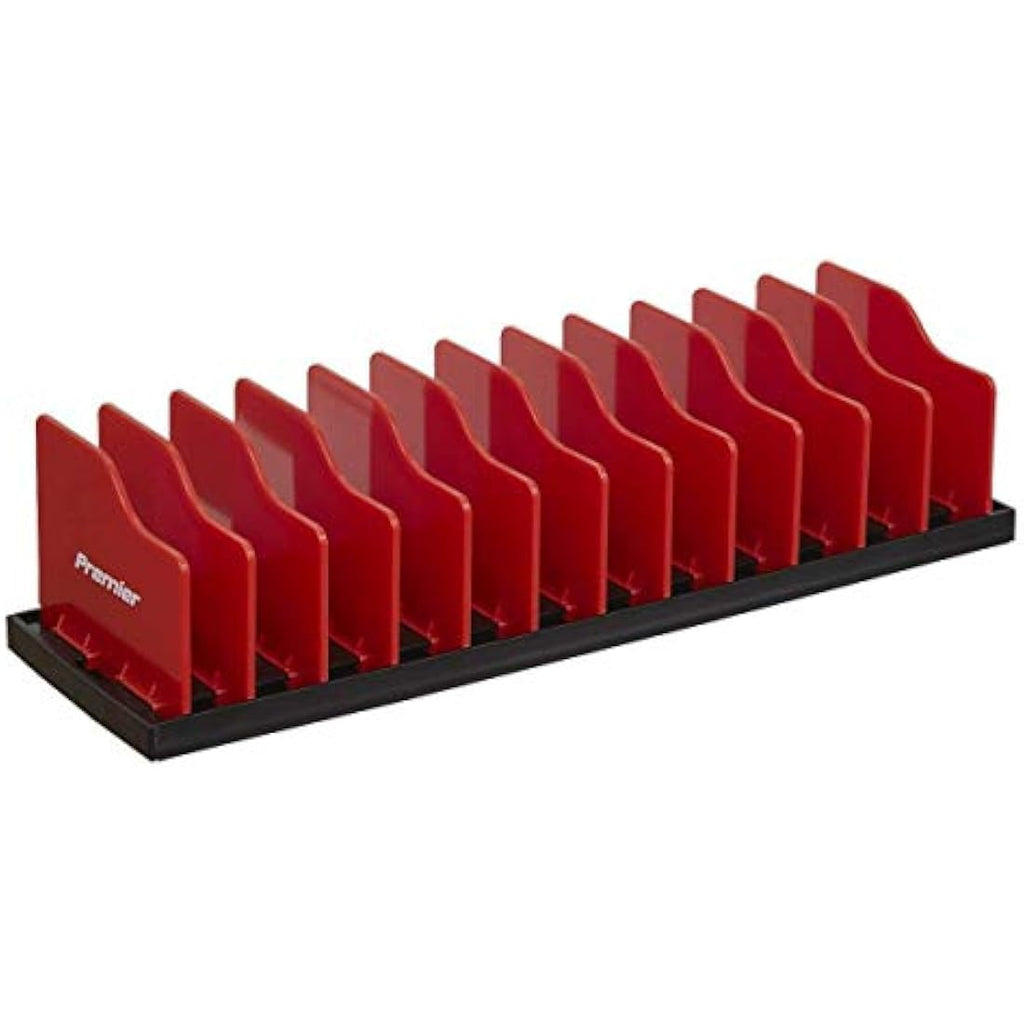 Sealey PR02 Pliers Rack – 300mm Red Workshop Tool Storage Organizer