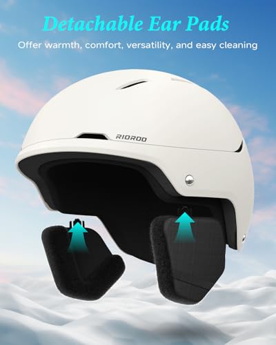 RIOROO Ski Helmet | Adjustable Vents Snowboard Helmet for Men & Women