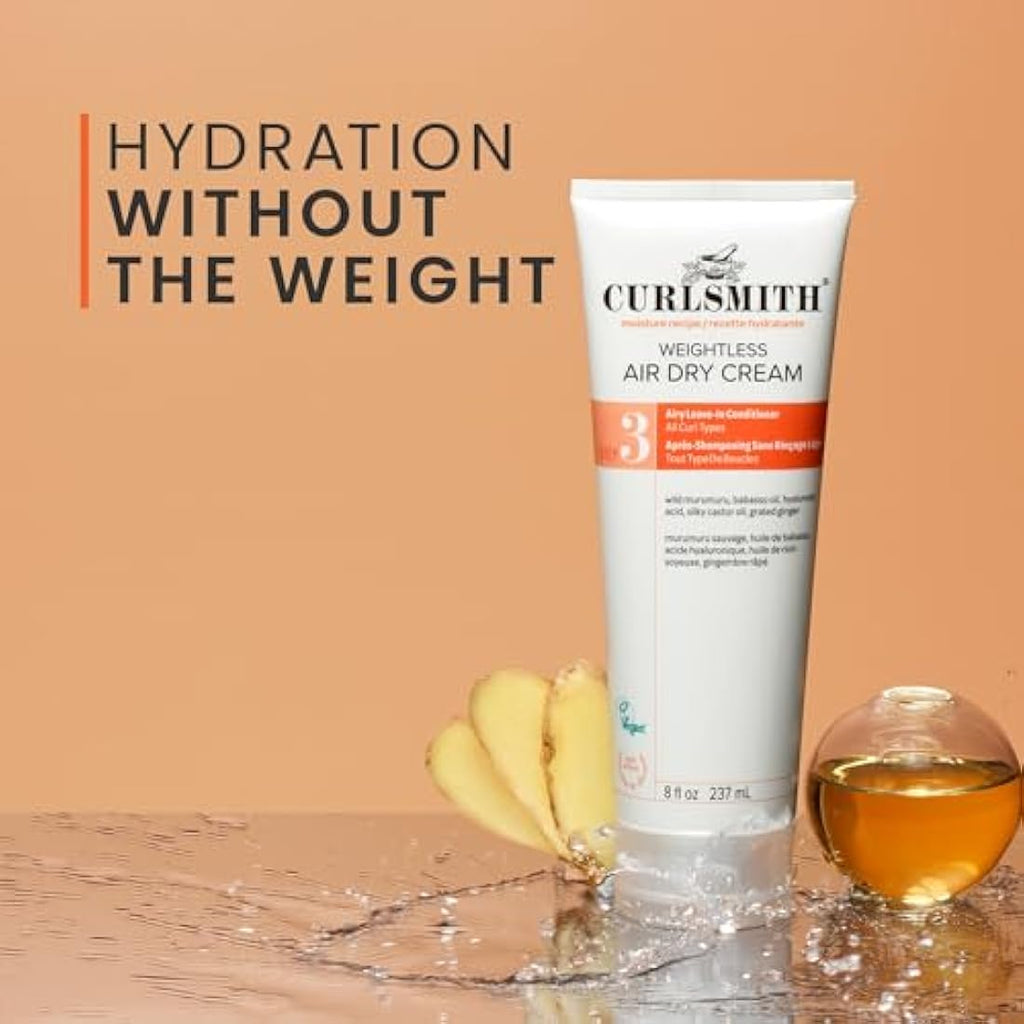 Curlsmith Weightless Air Dry Cream – Vegan Leave-In Conditioner (473ml)