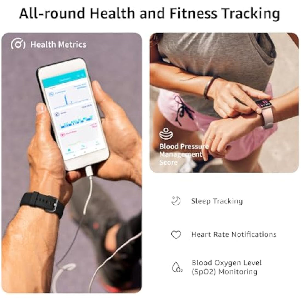Smart Watch - 1.85" Fitness Tracker with Bluetooth Calling