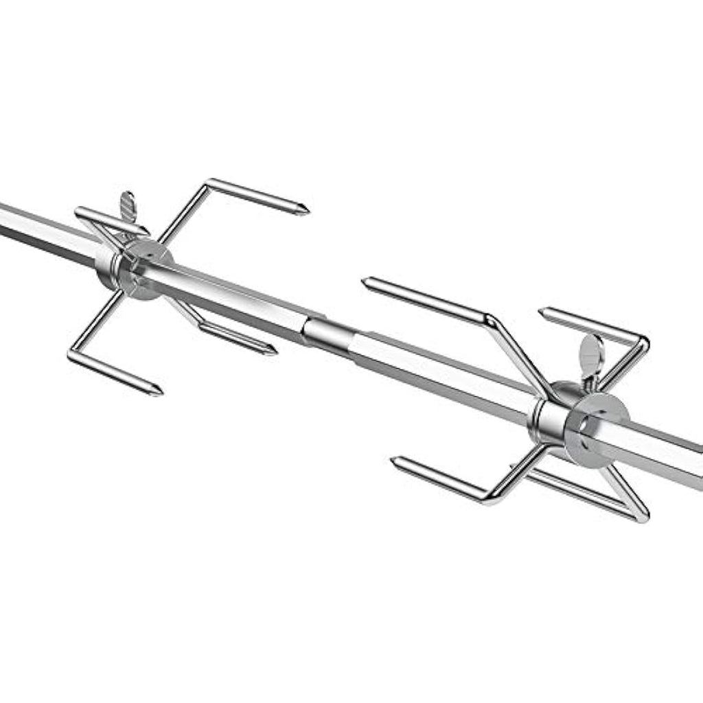 Onlyfire Universal Gas Grill Rotisserie Kit | 114cm Heavy Duty Hex Rod