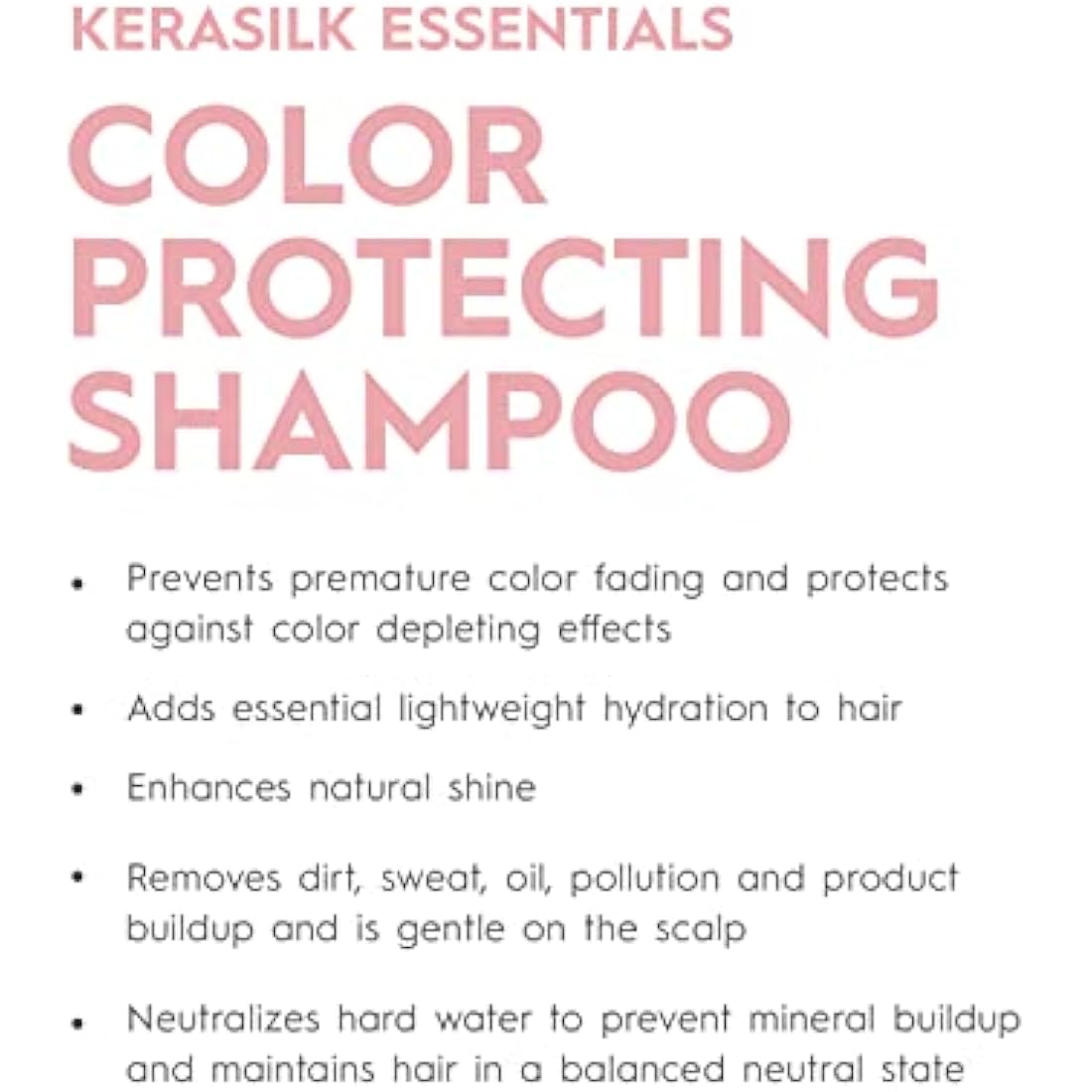 Kerasilk Color Protecting Shampoo | Vegan Sulfate-Free Formula | 750ml