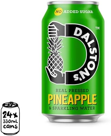 Dalston's Sparkling Pineapple Soda – No Added Sugar (24 x 330ml)