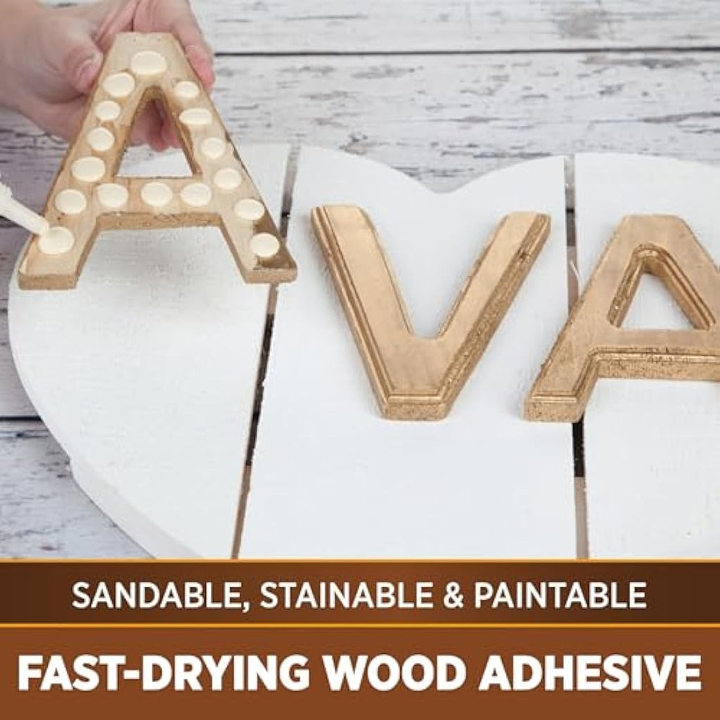 Aleene's Wood Glue 4 oz. 3-Pack Bundle – Nontoxic & Sandable Adhesive