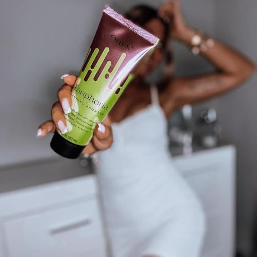 Onyx Tanphoria Sunbed Cream – Dark Bronzer Tanning Accelerator Lotion