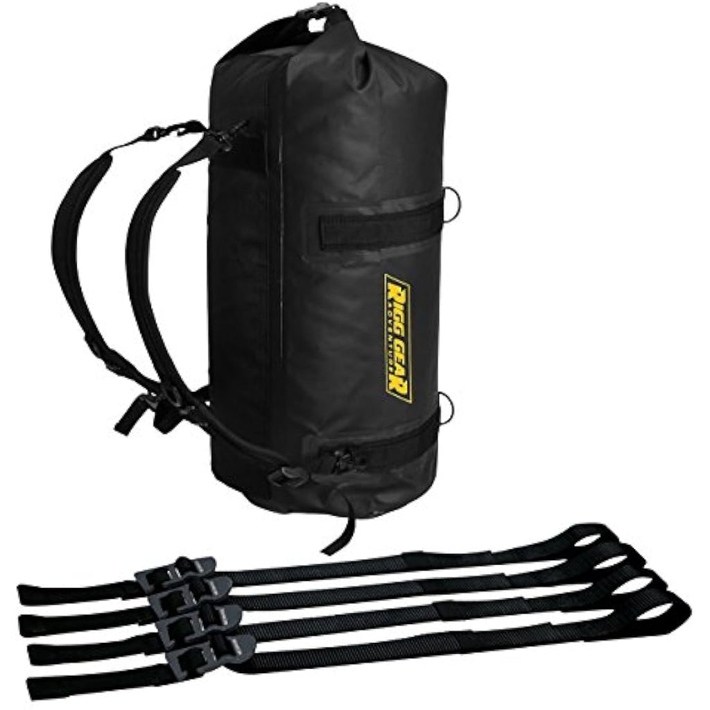 Nelson-Rigg Ridge 30L Waterproof Dry Bag – Black Ballistic Nylon