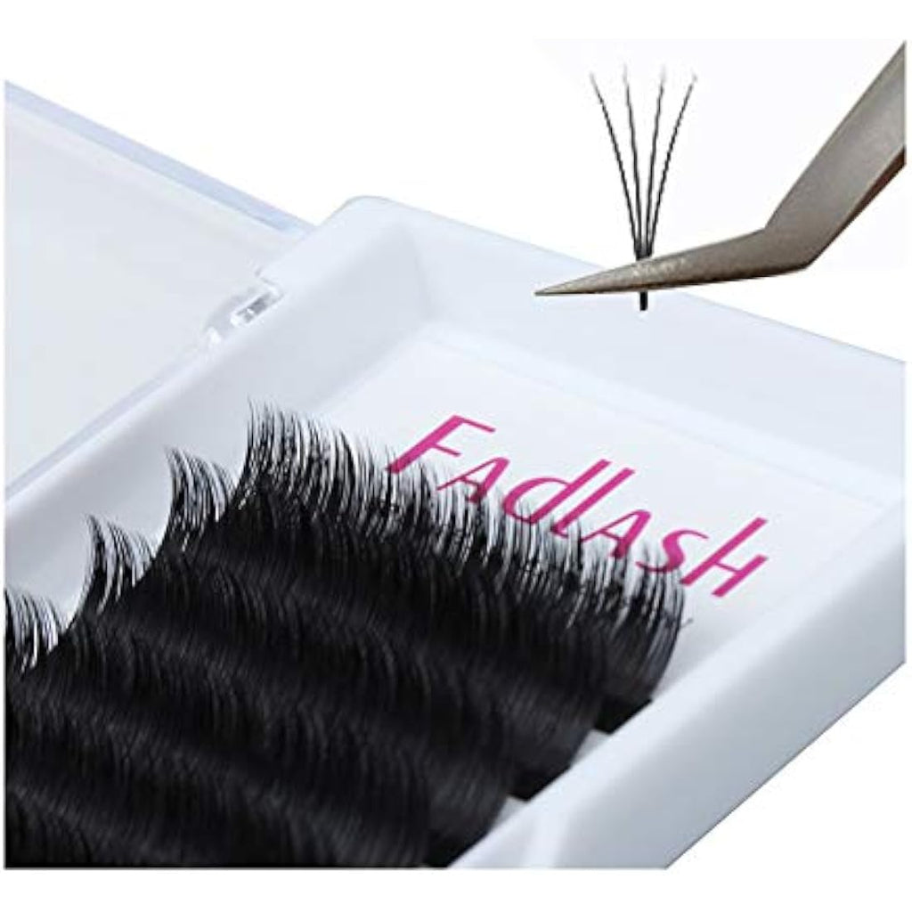 Fadlash Easy Fan Lashes – D Curl 0.07mm Silk Russian Volume Extensions