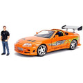 Jada Toys Fast & Furious 1995 Toyota Supra 1:24 Diecast with Brian Figure