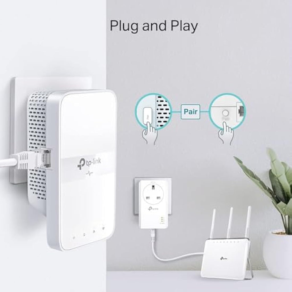 TP-Link AV1000 Powerline WiFi Extender Kit – AC1200 Gigabit Ethernet