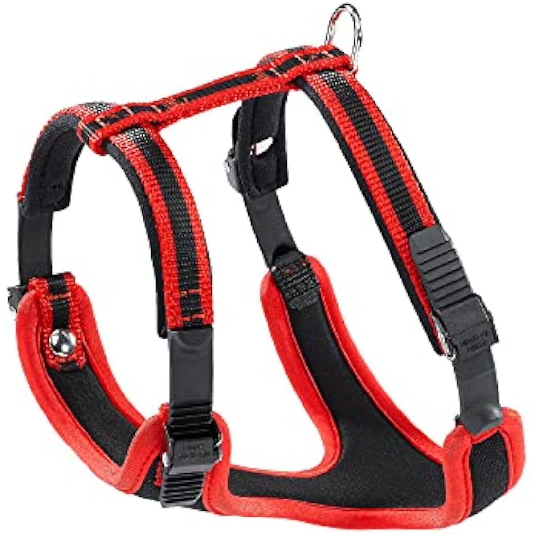 Ferplast Ergocomfort Small Dog Harness | Padded Nylon - Red