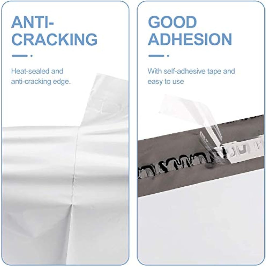 Switory White Poly Mailers | 12x16 Inch Self-Seal Mailing Bags | 100 Pack