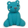 Petface Squeaky Latex Teddy Bear Puppy Toy – Durable Blue Chew Toy