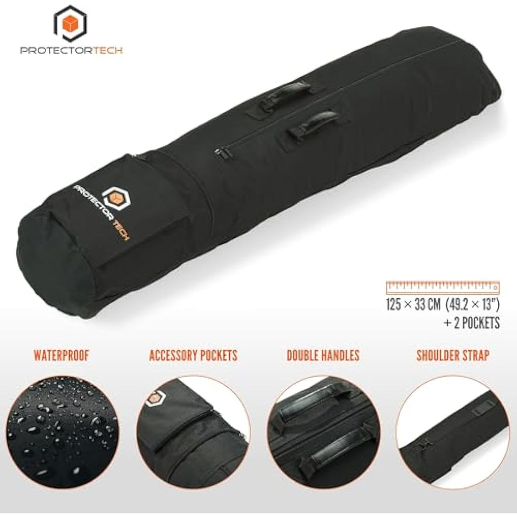 ProtectorTech 125cm Waterproof Metal Detector & Equipment Carry Bag