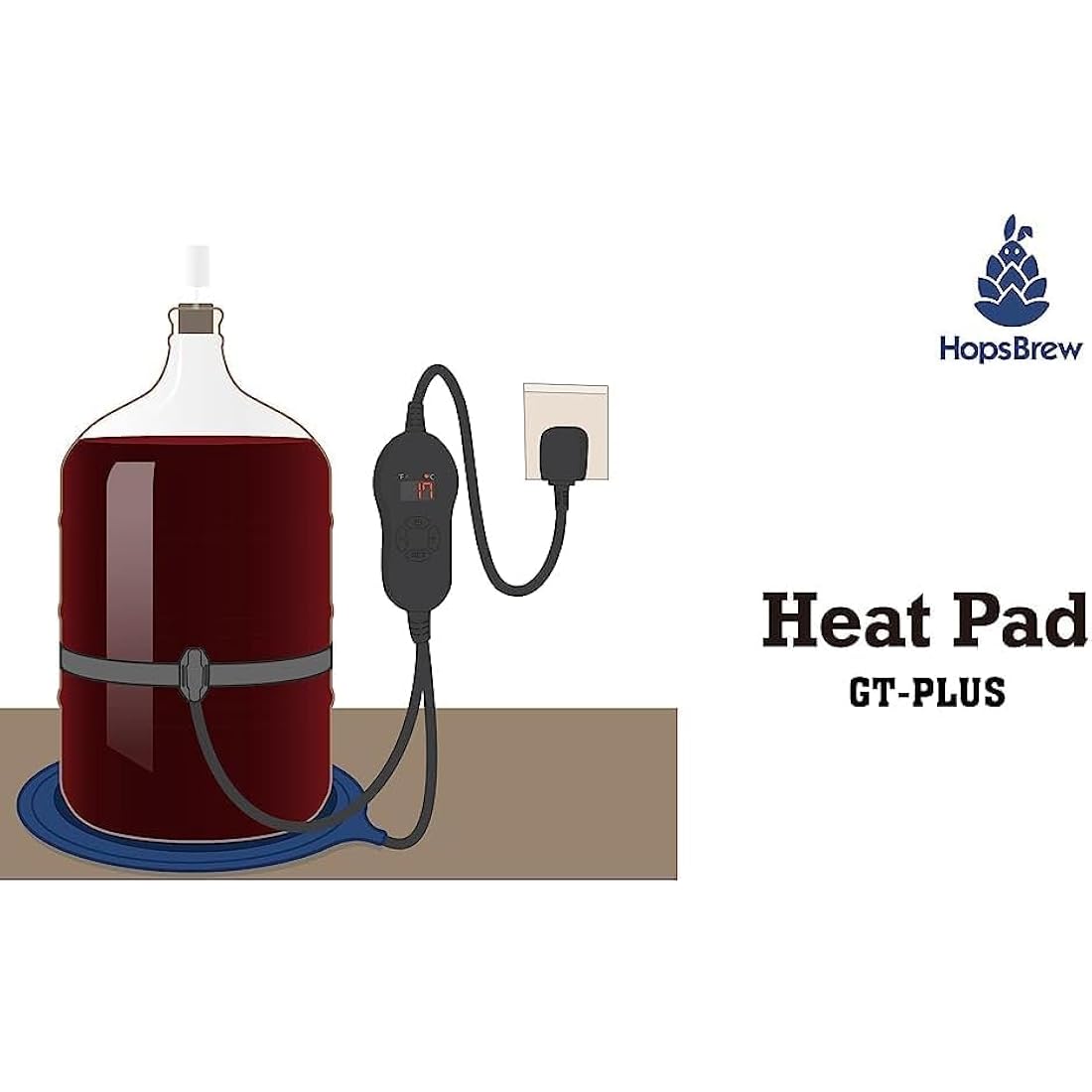25W Fermentation Heat Pad with Temperature Controller